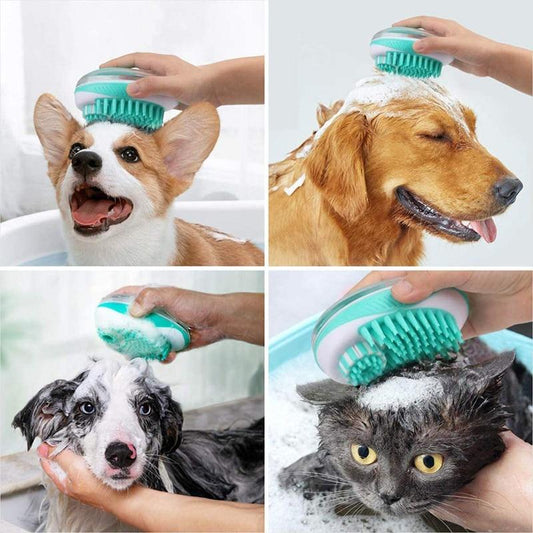 BrossyDog™ - Brosse de bain pour animaux 2 en 1 | chien - Chiensecure